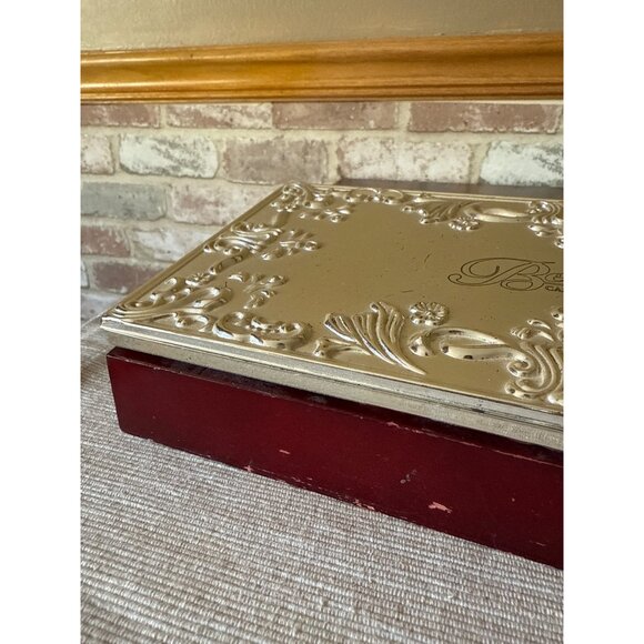 Silver-Plated Godinger Silver Art Vanity Set Comb & Photo Frame Belltera Casino - Picture 8 of 16